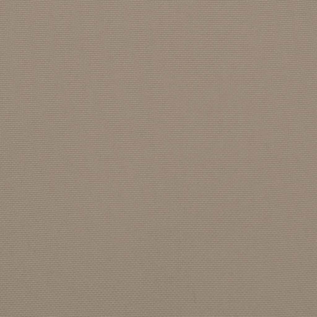 Jastuk za palete smeđesivi 80 x 80 x 12 cm od tkanine