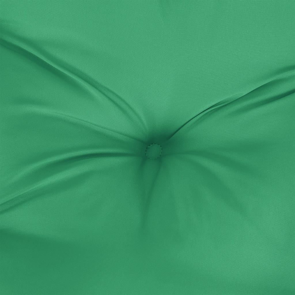 Jastuk za palete zeleni 120 x 80 x 12 cm od tkanine