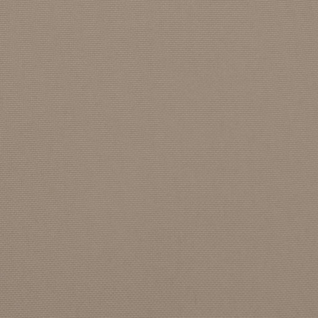 Jastuk za palete smeđesivi 60 x 40 x 12 cm od tkanine