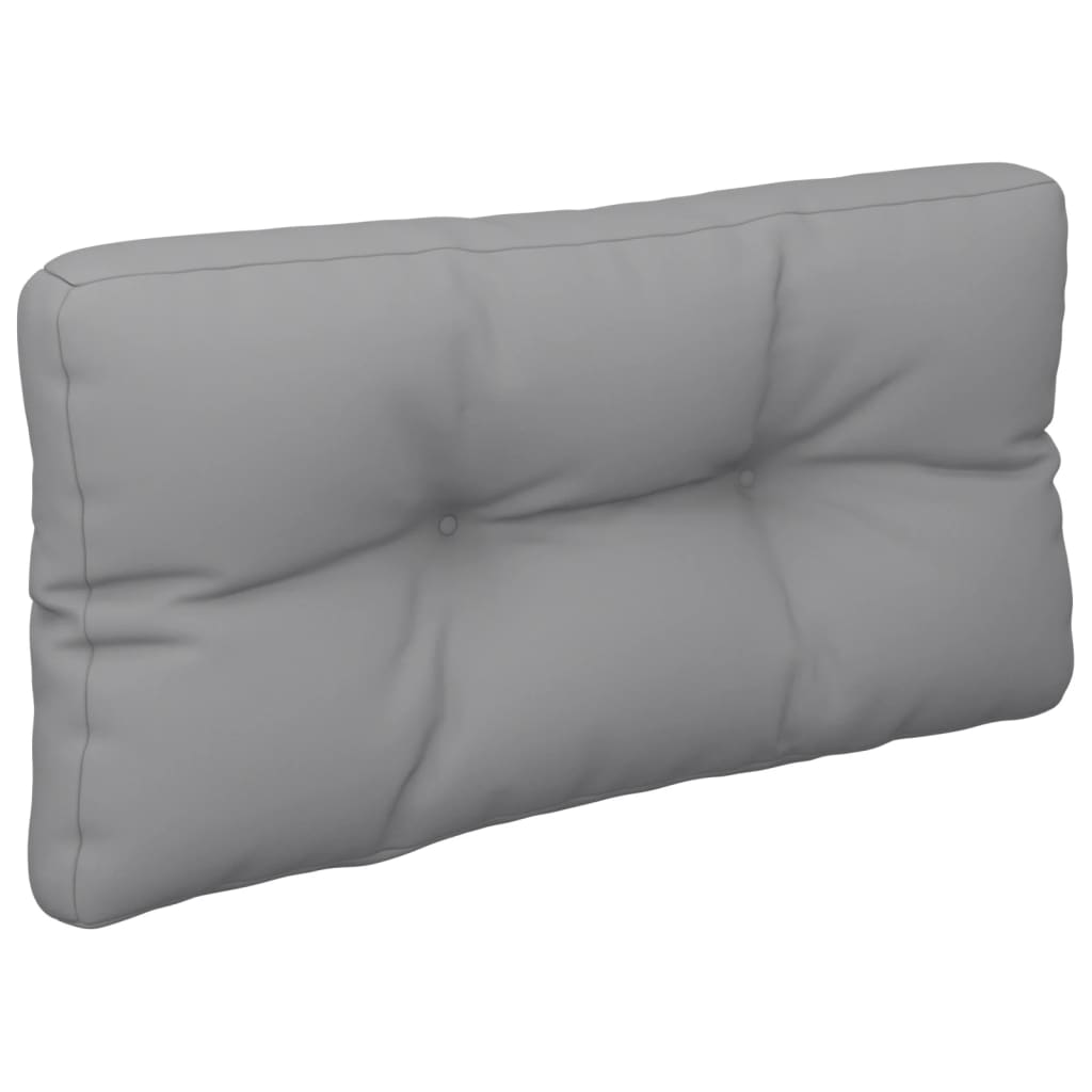 Jastuk za palete sivi 70 x 40 x 12 cm od tkanine