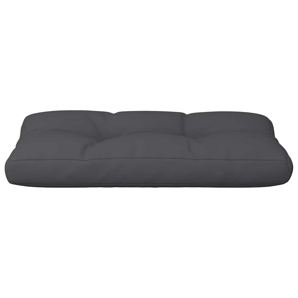 Jastuk za palete crni 80 x 40 x 12 cm od tkanine