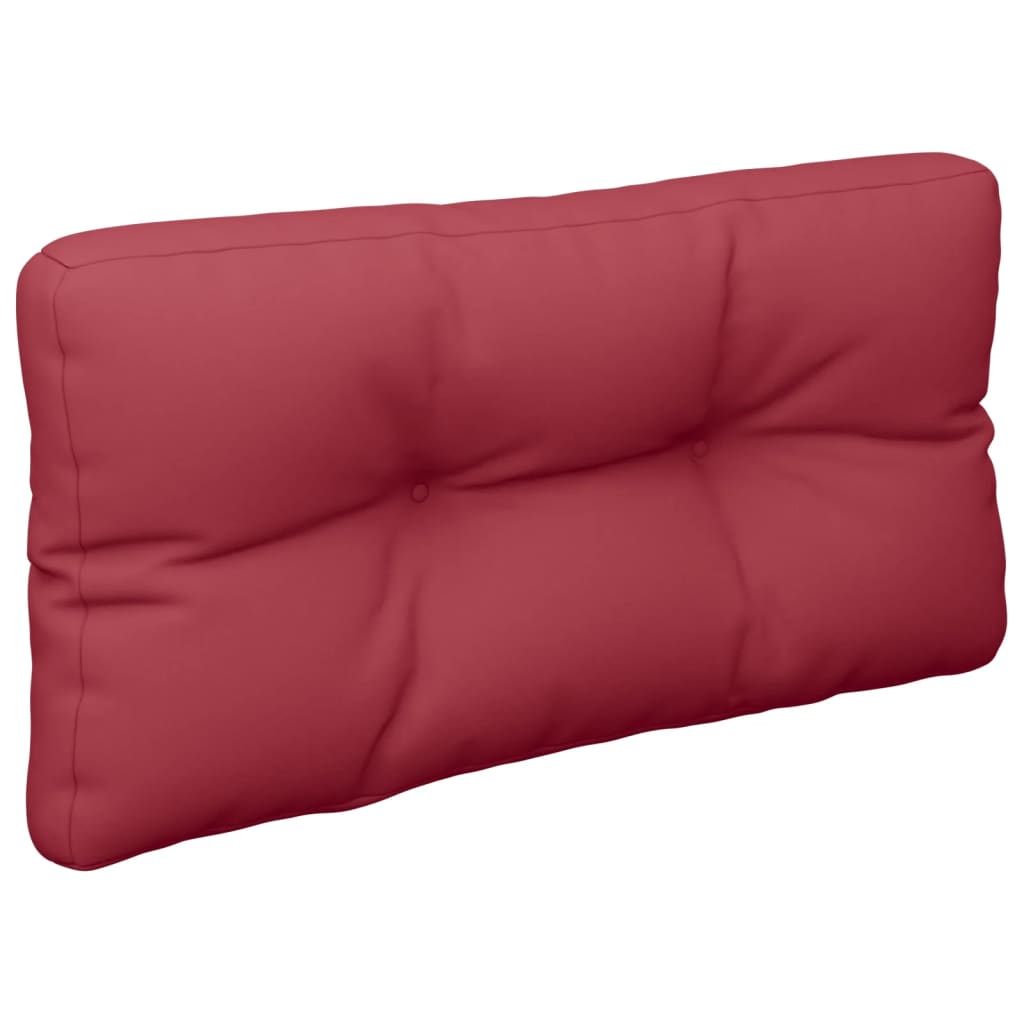 Jastuk za palete boja vina 80 x 40 x 12 cm od tkanine