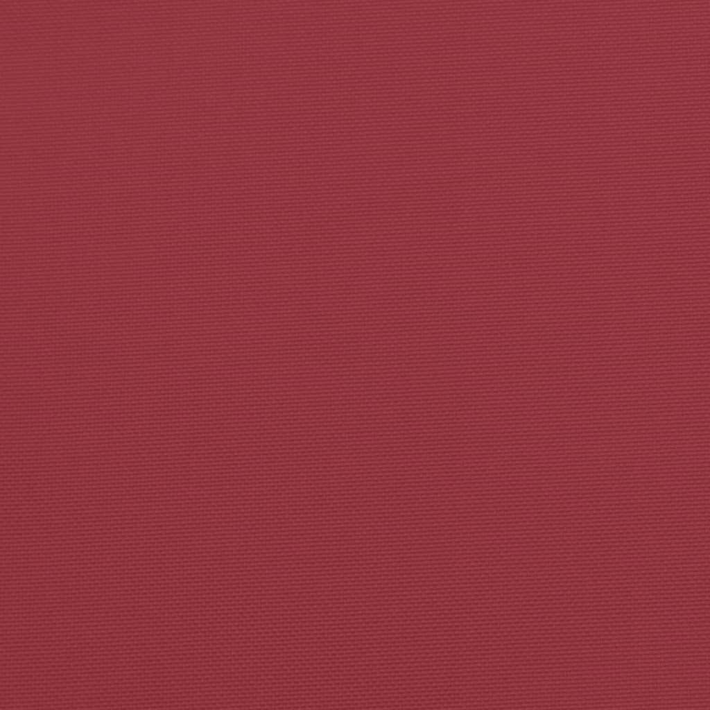 Jastuk za palete boja vina 80 x 40 x 12 cm od tkanine