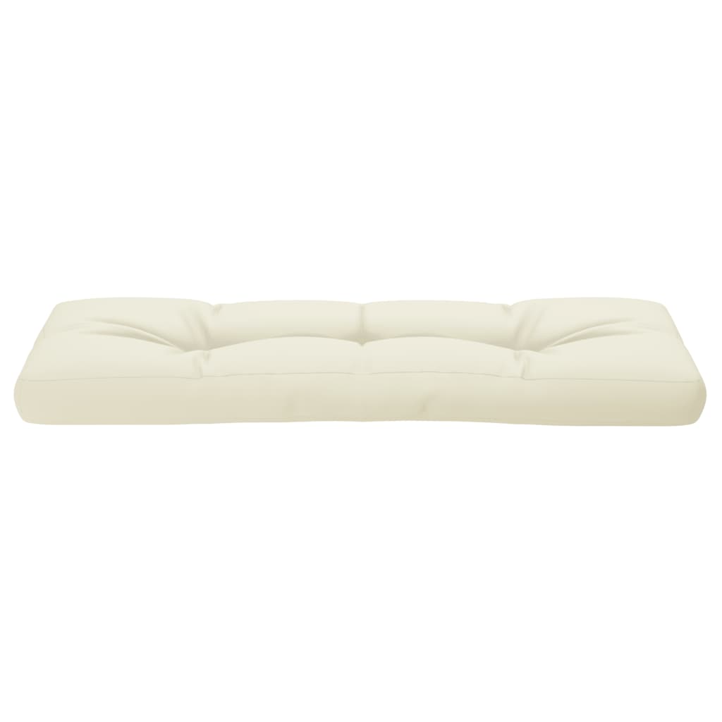 Jastuk za palete krem 120 x 40 x 12 cm od tkanine