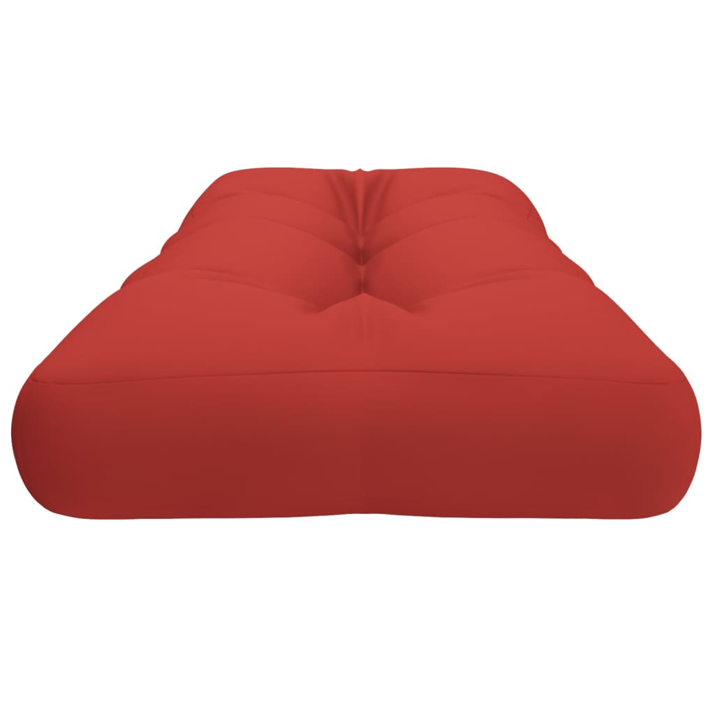 Jastuk za palete crveni 120 x 40 x 12 cm od tkanine