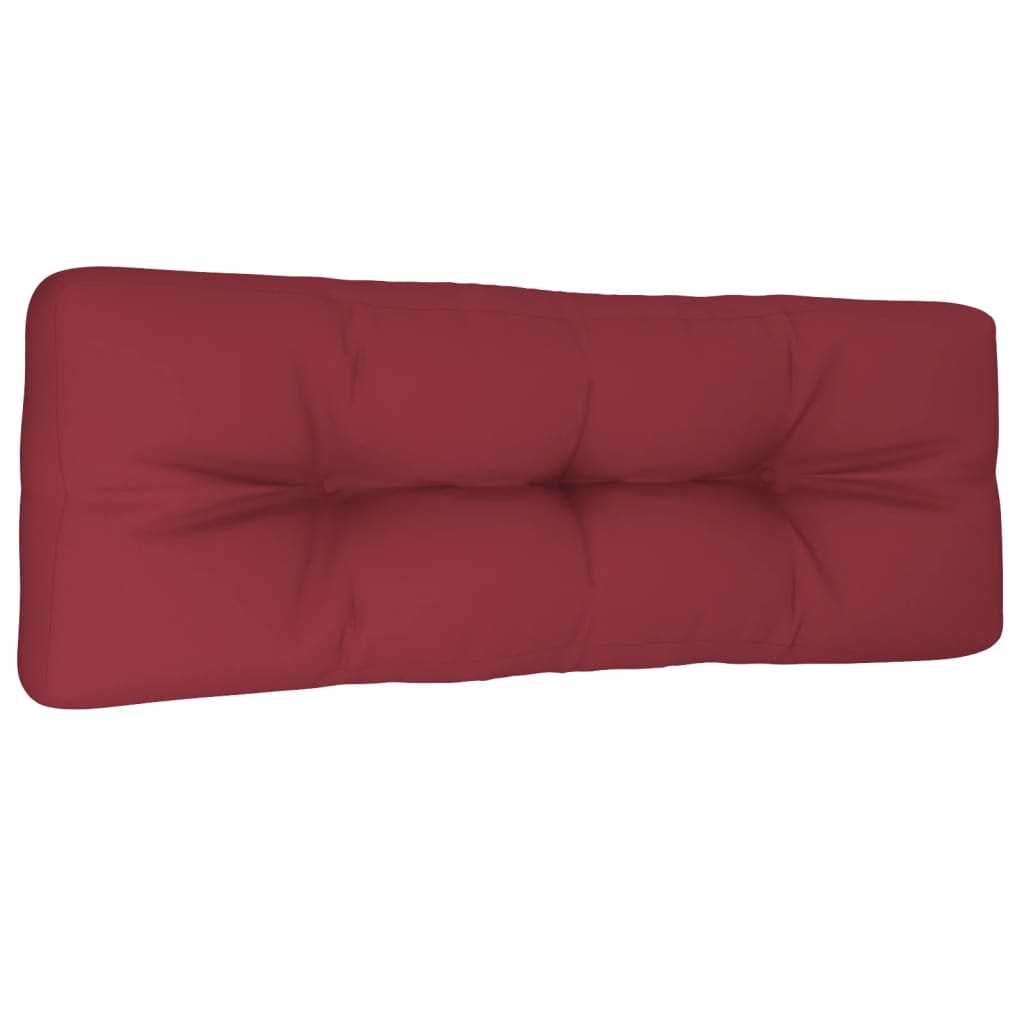 Jastuk za palete boja vina 120 x 40 x 12 cm od tkanine
