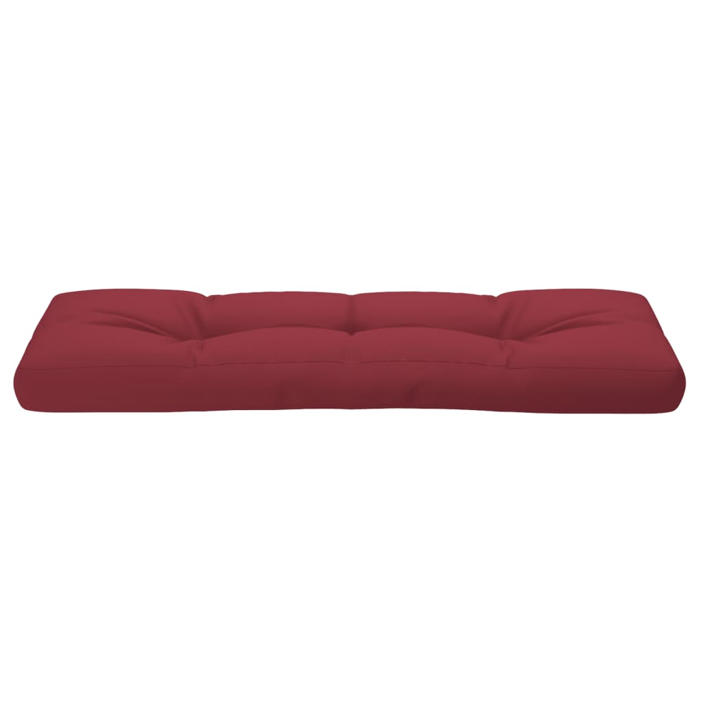 Jastuk za palete boja vina 120 x 40 x 12 cm od tkanine