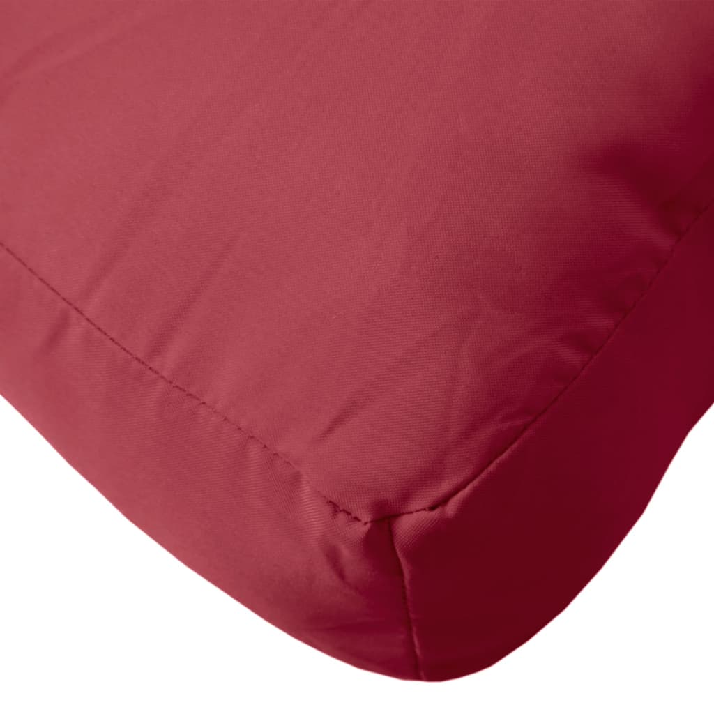 Jastuk za palete boja vina 120 x 40 x 12 cm od tkanine