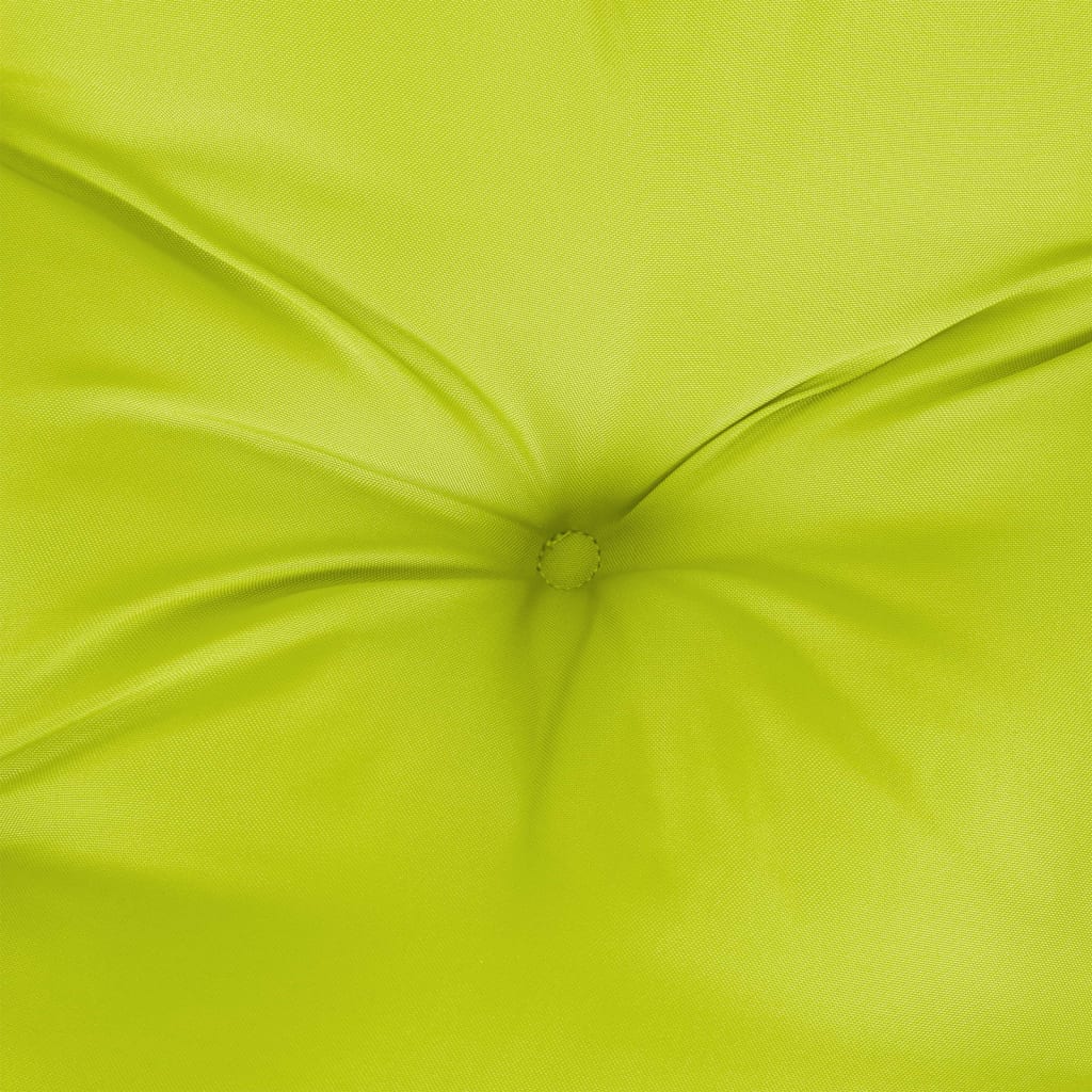 Jastuk za palete jarkozeleni 120 x 40 x 12 cm od tkanine