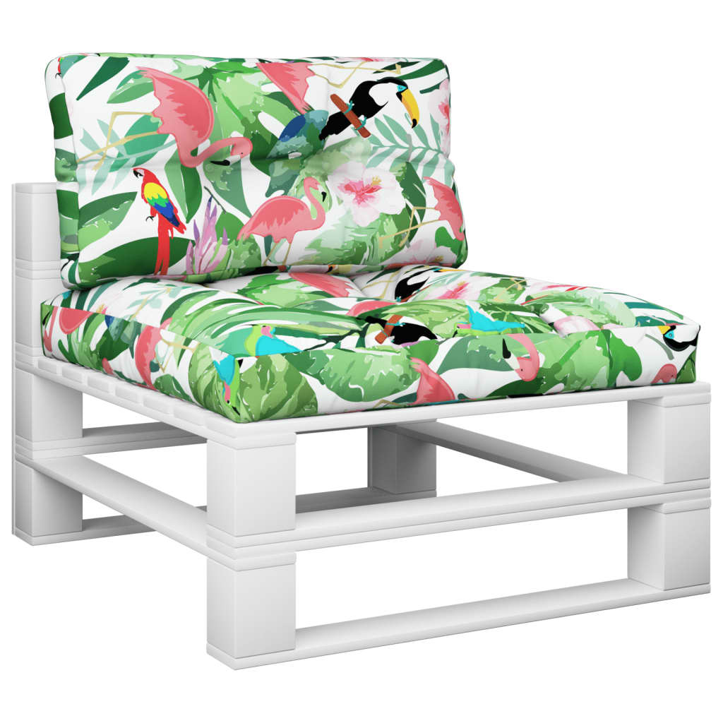 Jastuci za palete 2 kom višebojni od tkanine