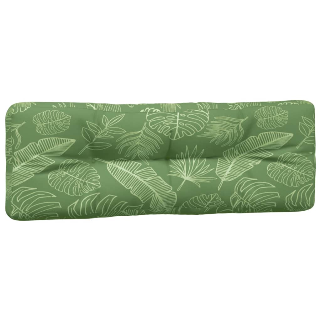 Jastuci za palete 2 kom s uzorkom lišća od tkanine