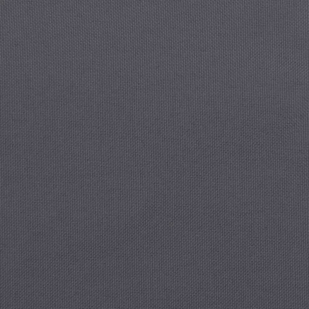 Jastuk za palete antracit 60 x 61,5 x 10 cm od tkanine
