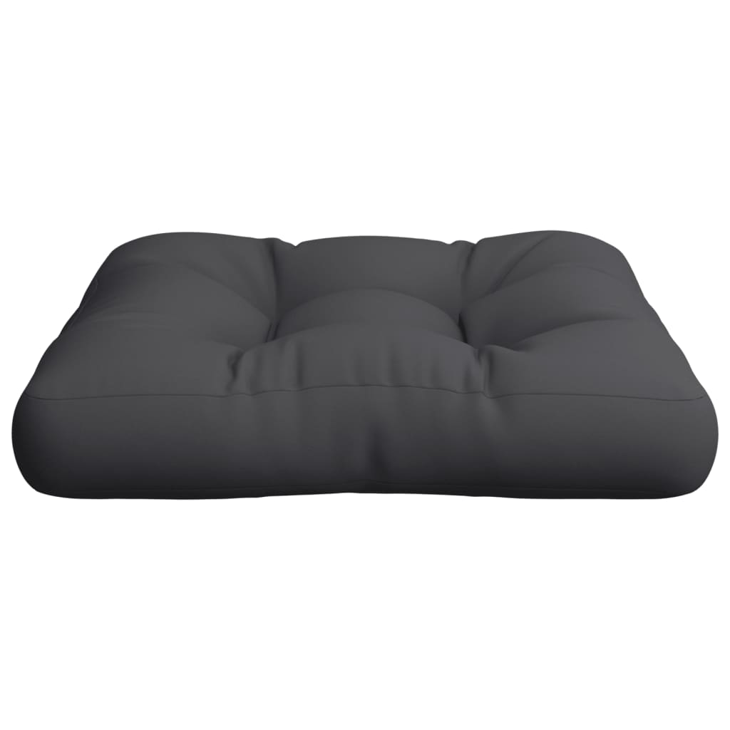 Jastuk za palete crni 60 x 61,5 x 10 cm od tkanine