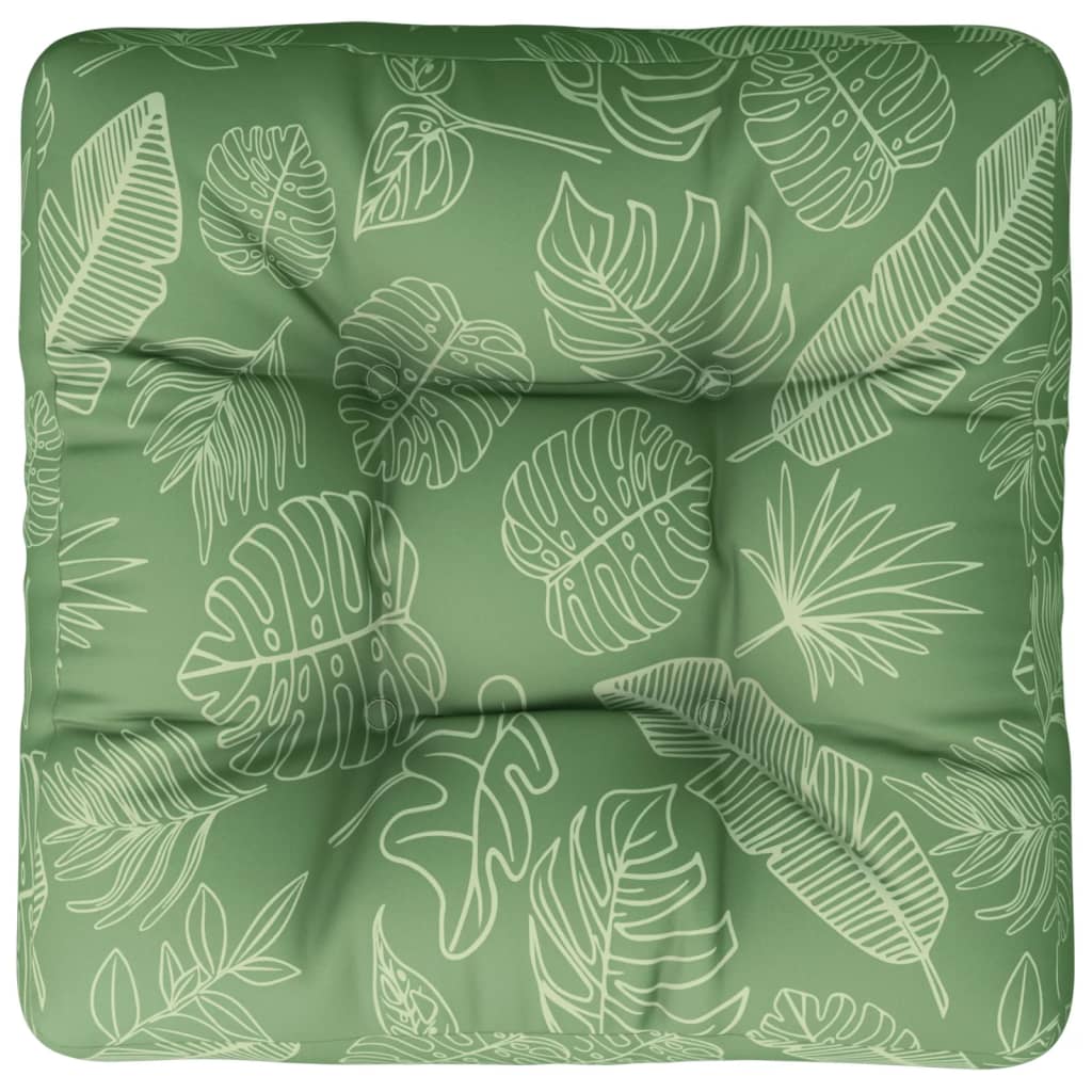 Jastuci za palete uzorak lišća 60x61,5x10 cm od tkanine Oxford