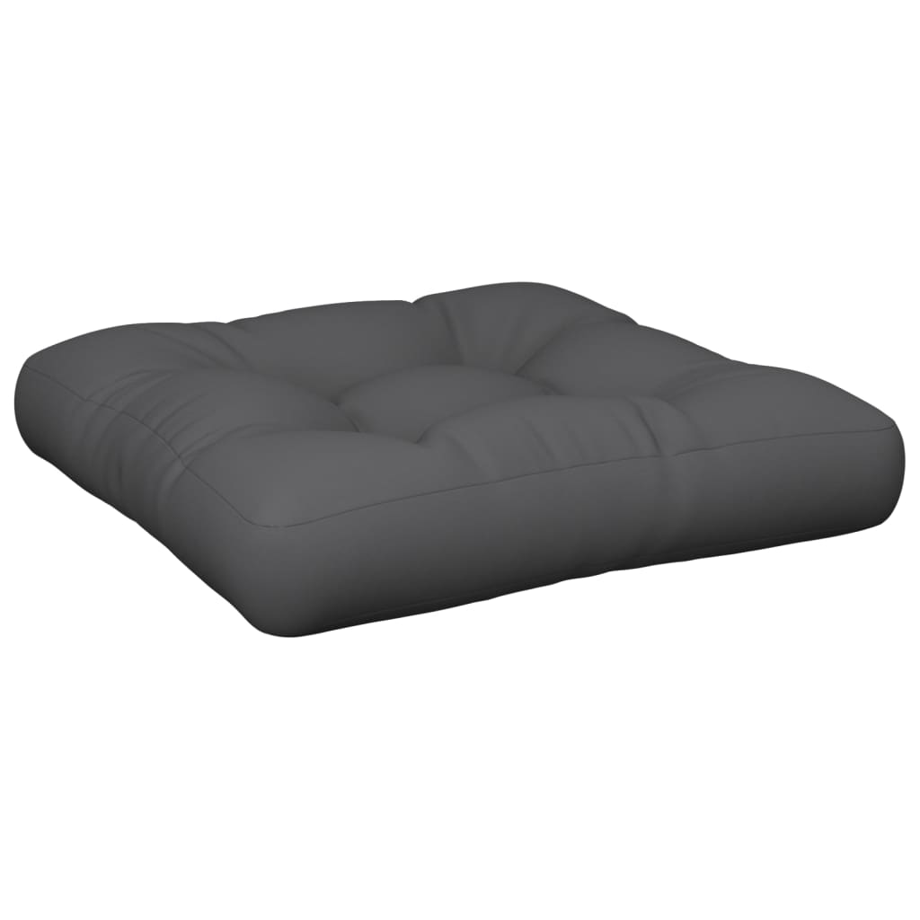 Jastuk za palete antracit 58 x 58 x 10 cm od tkanine