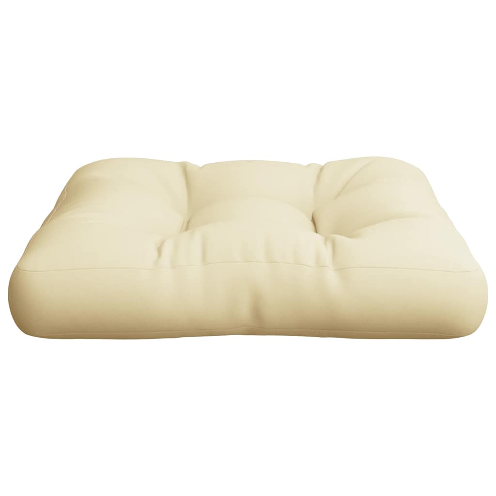 Jastuk za palete krem 58 x 58 x 10 cm od tkanine