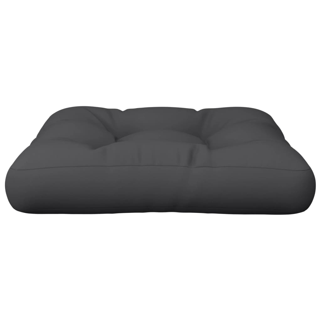 Jastuk za palete crni 58 x 58 x 10 cm od tkanine