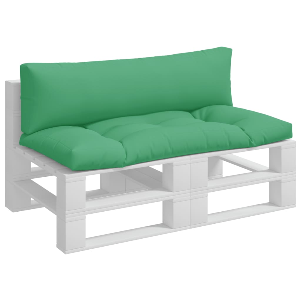 Jastuci za palete 2 kom zeleni od tkanine