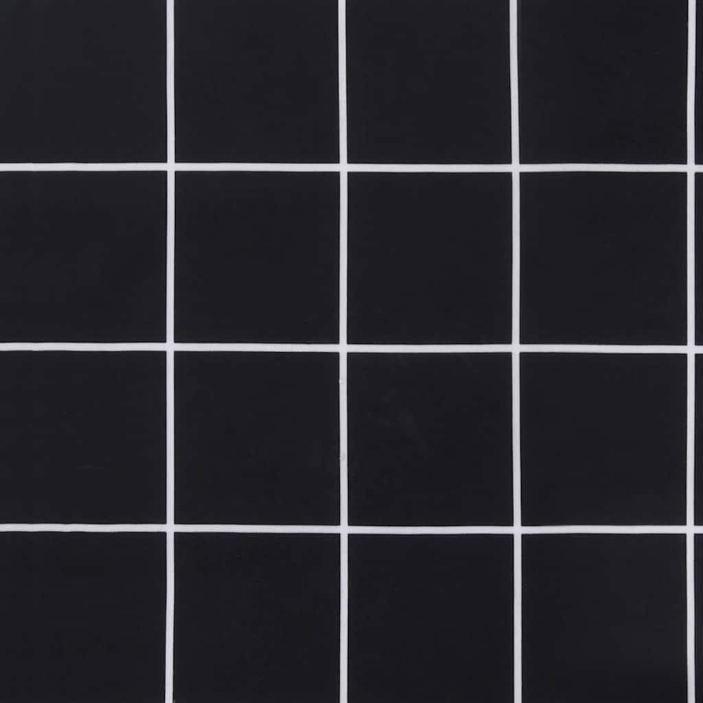 Jastučić za klupu Crna Karirana 150 x 50 x 3 cm Oxford tkanina