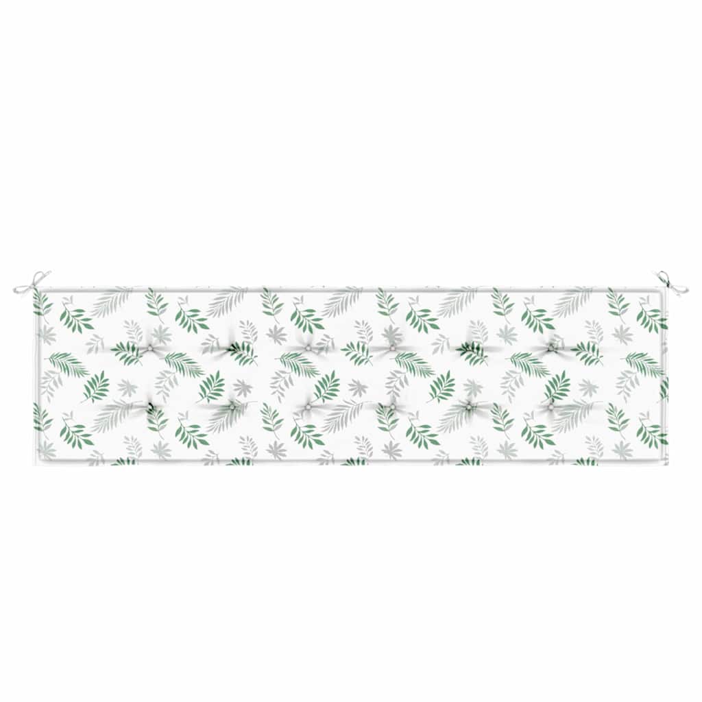 Jastučić za klupu Dizajn lista 150 x 50 x 3 cm Oxford tkanina