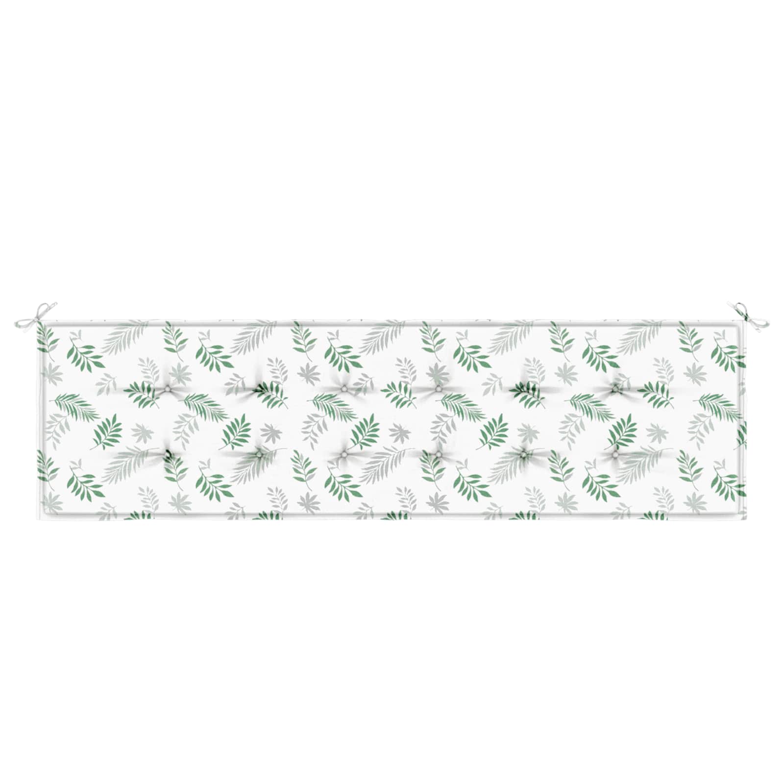 Jastučić za klupu Dizajn lista 150 x 50 x 3 cm Oxford tkanina