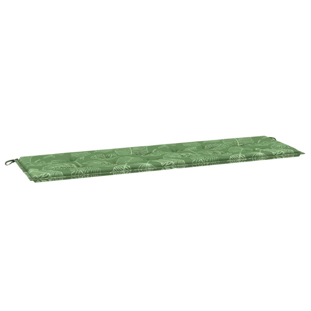 Jastučić za klupu Dizajn lista 150 x 50 x 3 cm Oxford tkanina