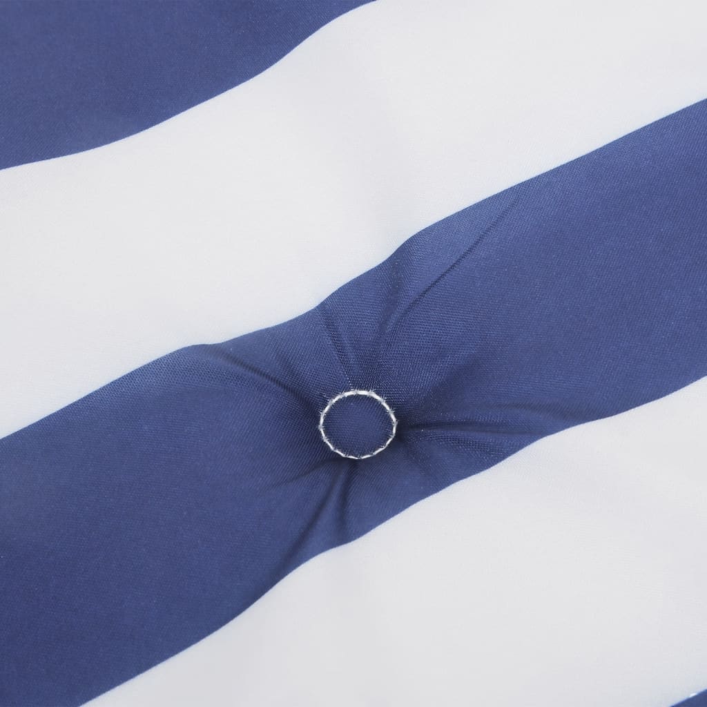 Jastuci za visoku stolicu 2 kom plavo-bijele pruge od tkanine