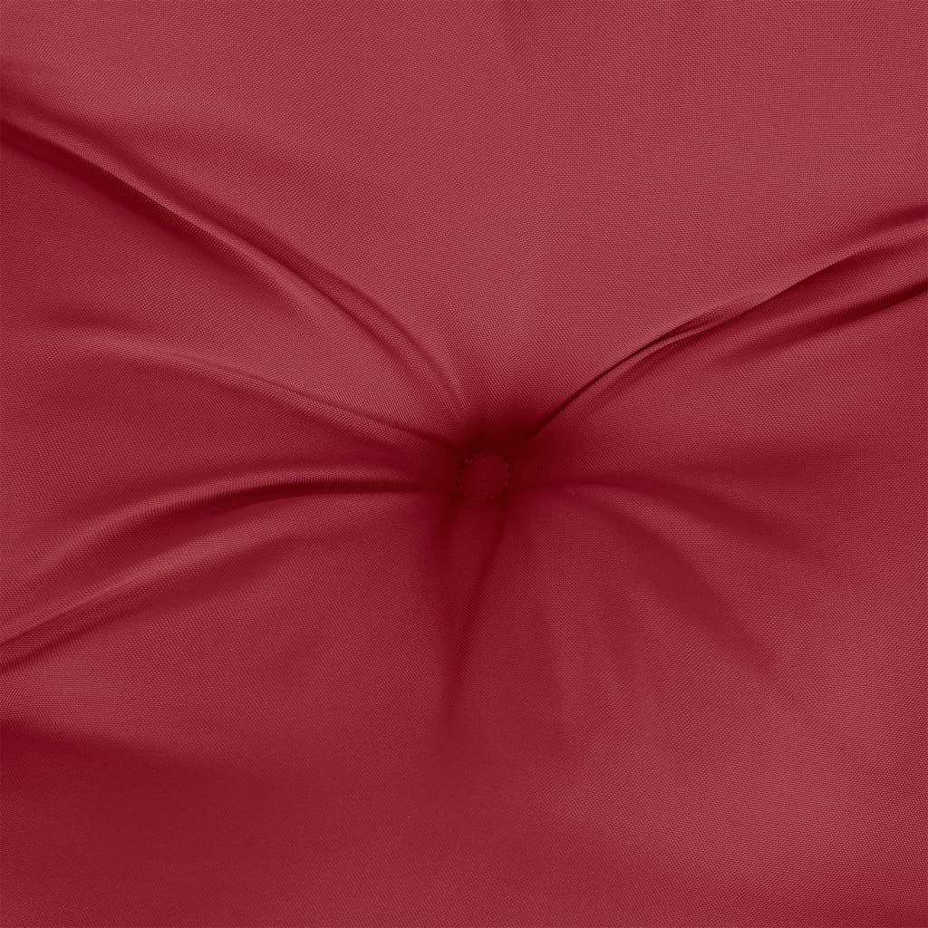 Jastuci za stolice 4 kom boja vina 40x40x7 cm tkanina Oxford