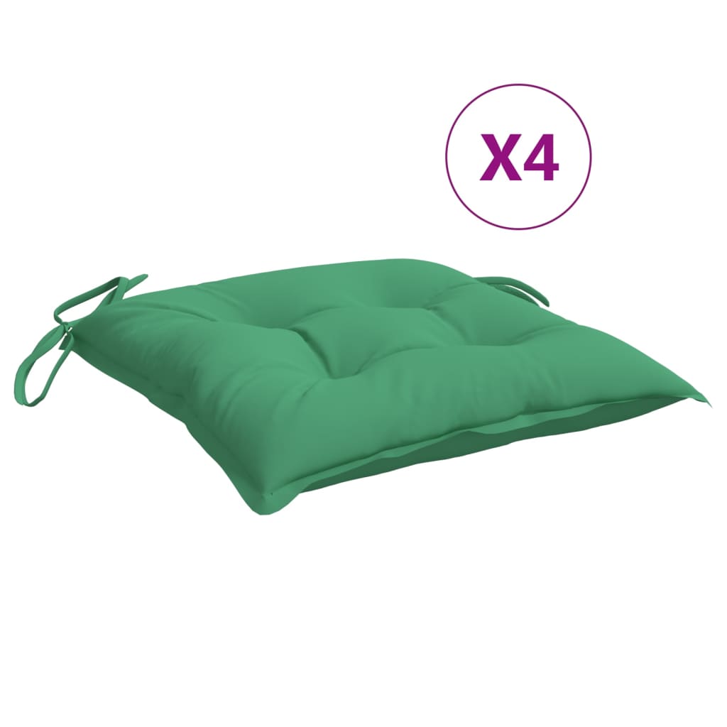 Jastuci za palete 4 kom zeleni 50 x 50 x 7 cm od tkanine Oxford