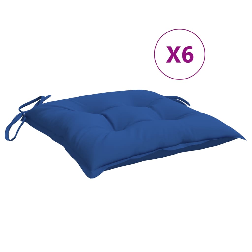 Jastuci za palete 6 kom plavi 50 x 50 x 7 cm od tkanine Oxford