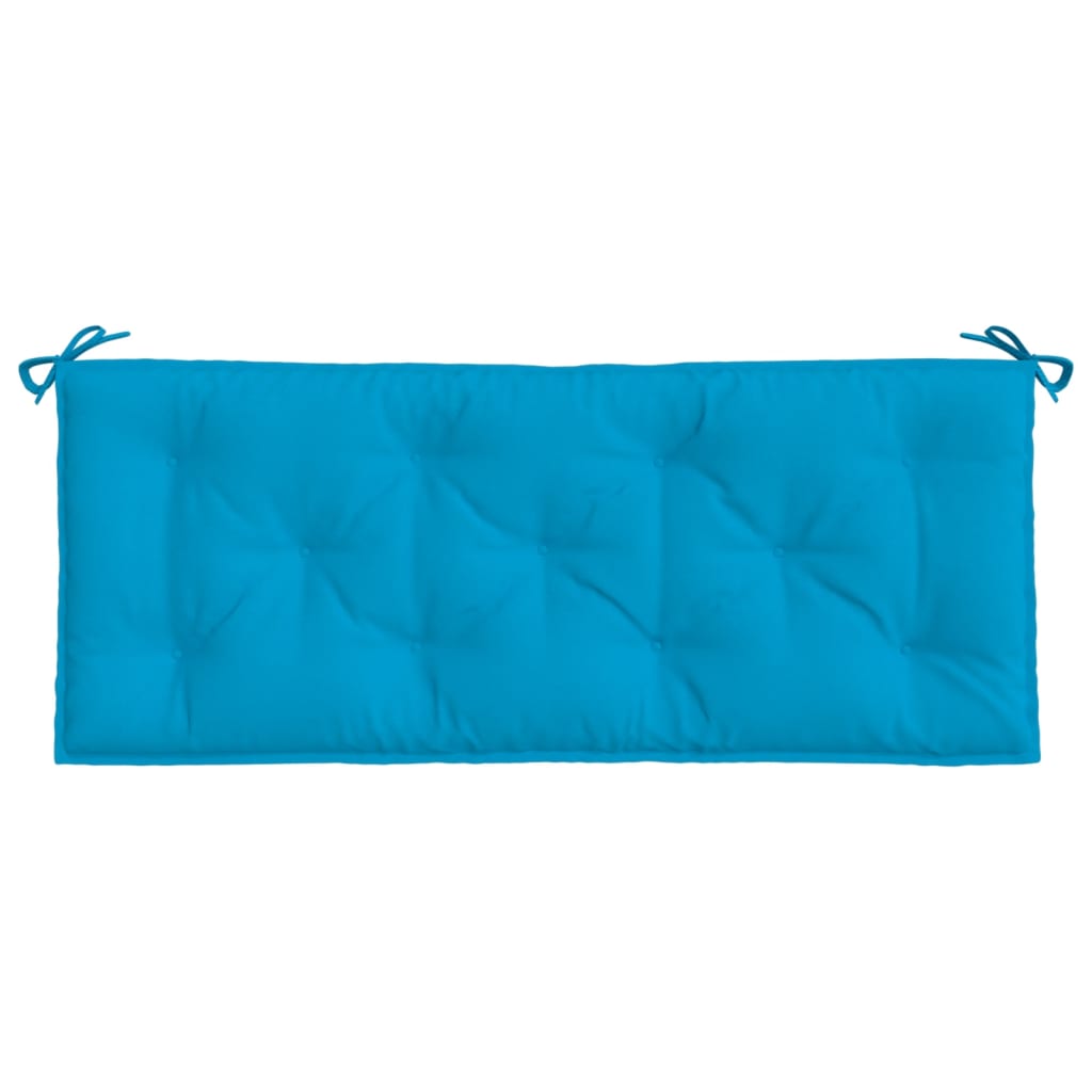Jastuk za vrtnu klupu svjetloplavi 120x50x7 cm tkanina Oxford