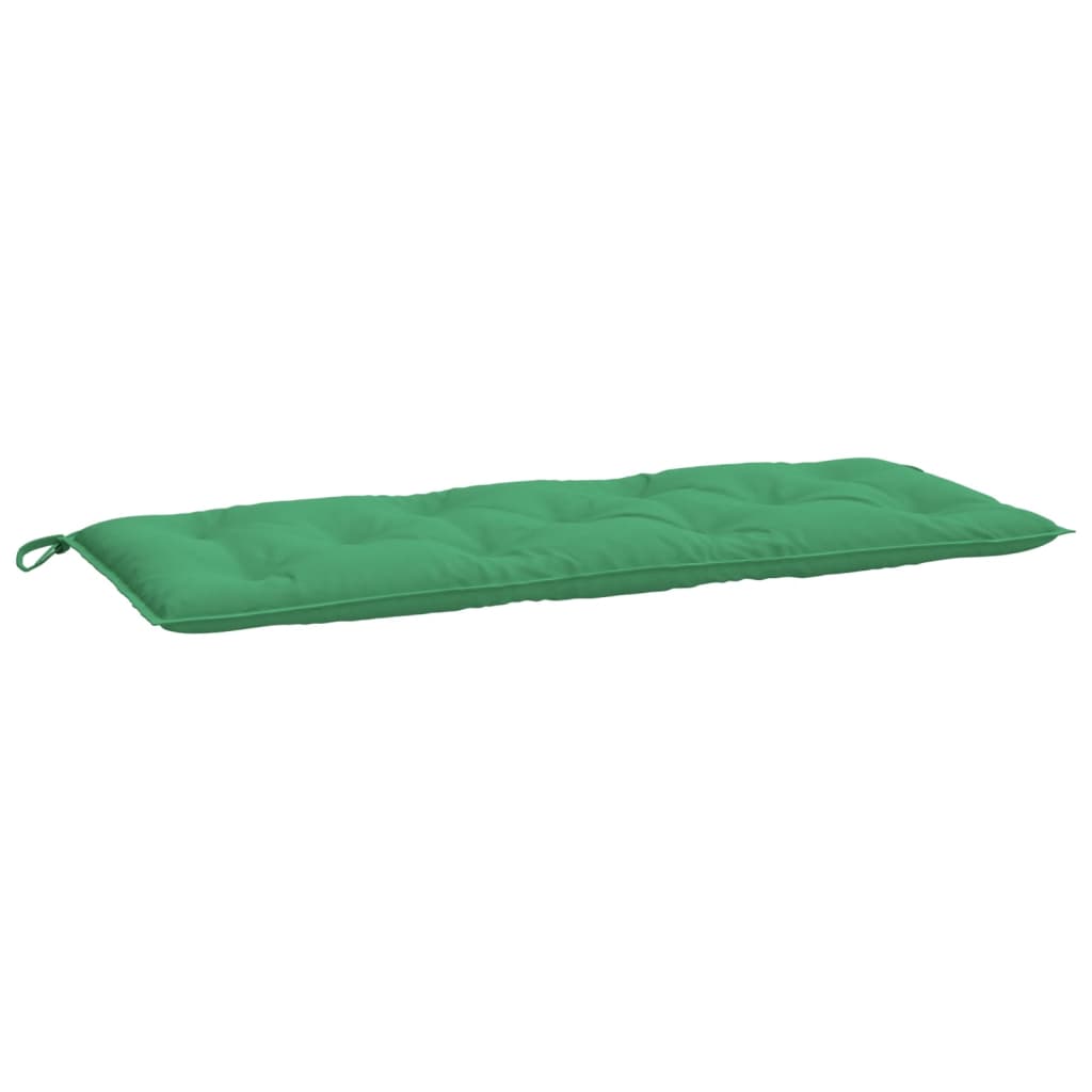 Jastuk za vrtnu klupu zeleni 120 x 50 x 7 cm od tkanine Oxford