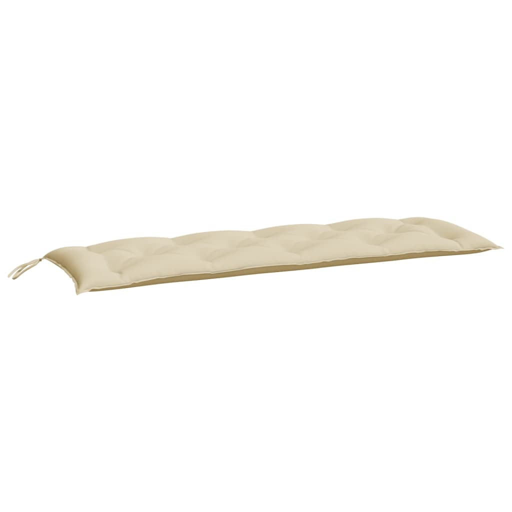 Jastuk za vrtnu klupu bež 150 x 50 x 7 cm od tkanine Oxford