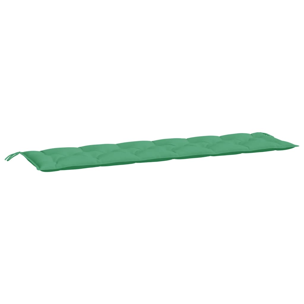 Jastuk za vrtnu klupu zeleni 200 x 50 x 7 cm od tkanine Oxford