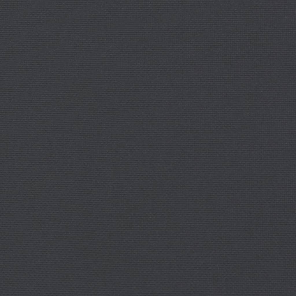 Jastuk za vrtnu klupu crni 200 x 50 x 7 cm od tkanine Oxford