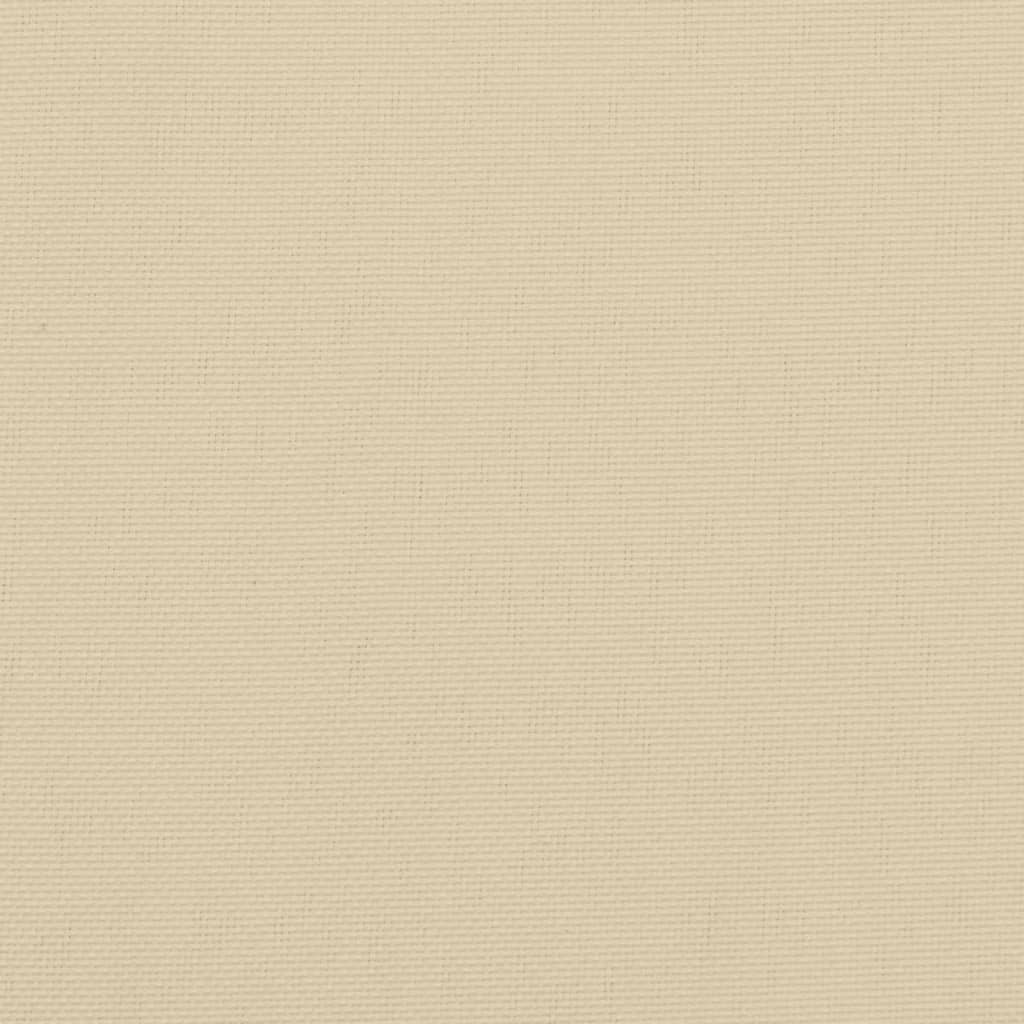 Jastuci za vrtnu klupu 2 kom bež 120x50x7 cm tkanine Oxford