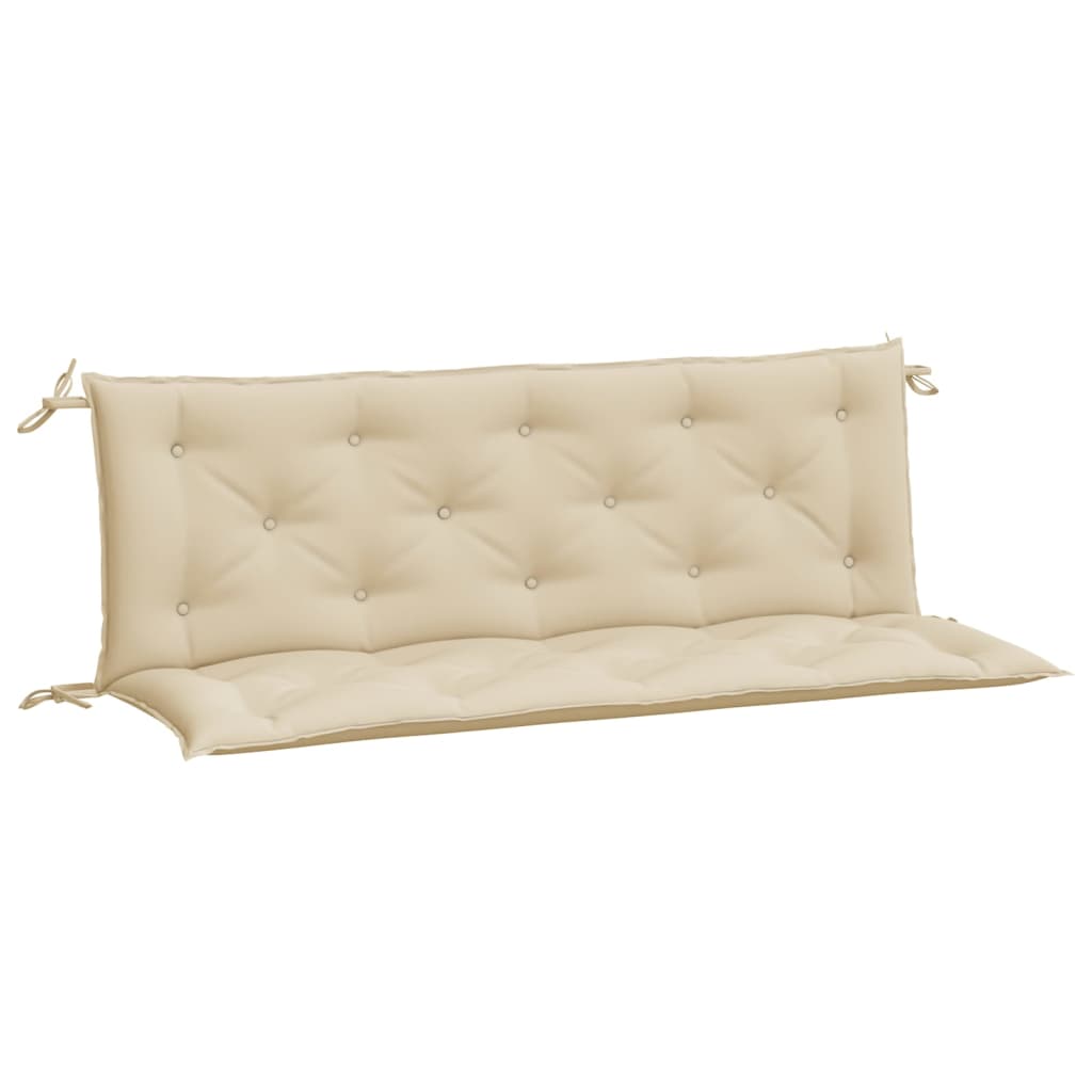Jastuci za vrtnu klupu 2 kom bež 150x50x7 cm tkanine Oxford