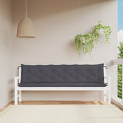 Jastuci za vrtnu klupu 2 kom antracit 200x50x7cm tkanine Oxford