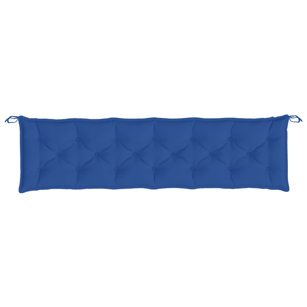 Jastuci za vrtnu klupu 2 kom plavo 200x50x7 cm tkanine Oxford