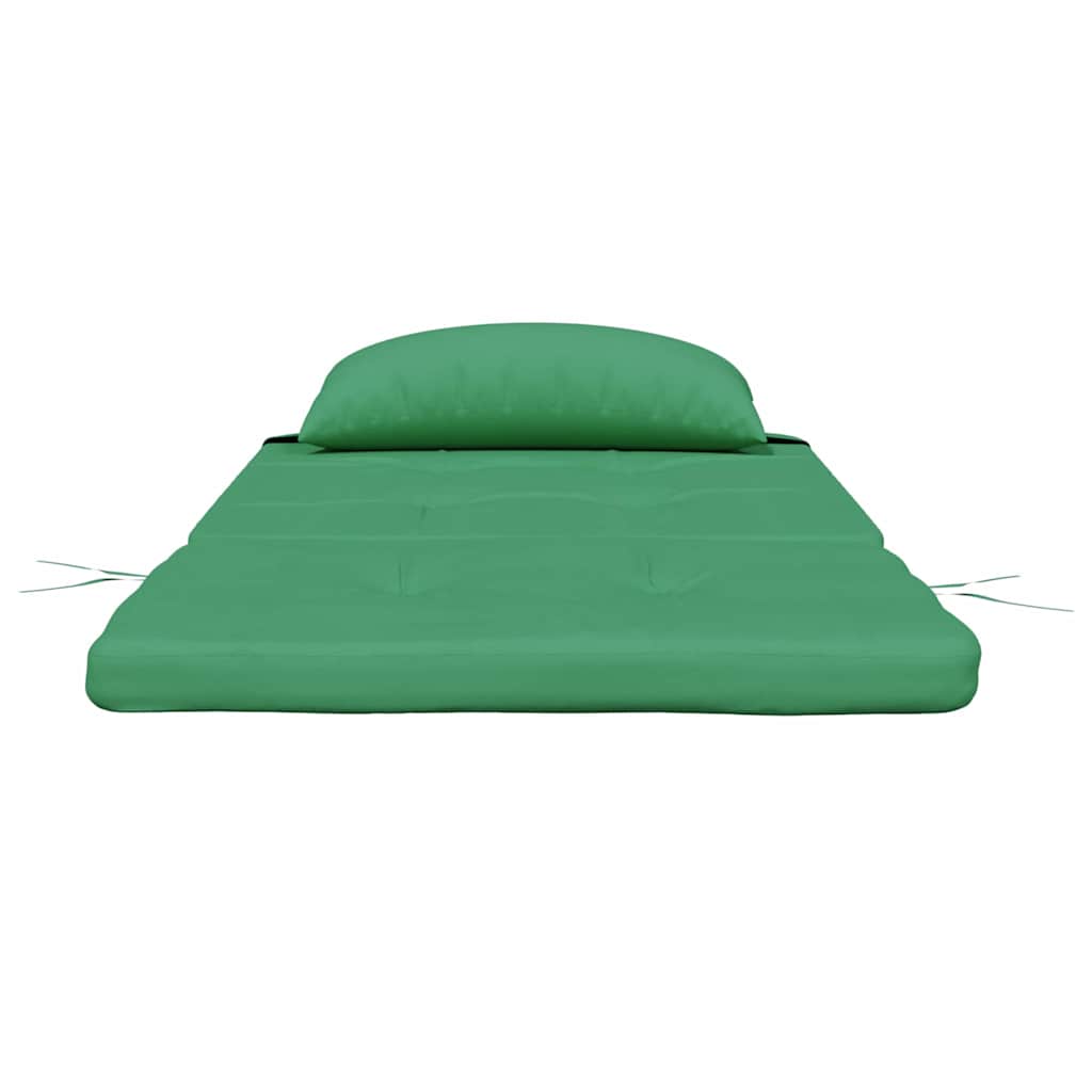 Jastučići za stolice Jednobojno 2 pcs Zelena 58 x 77 x 4,5 cm