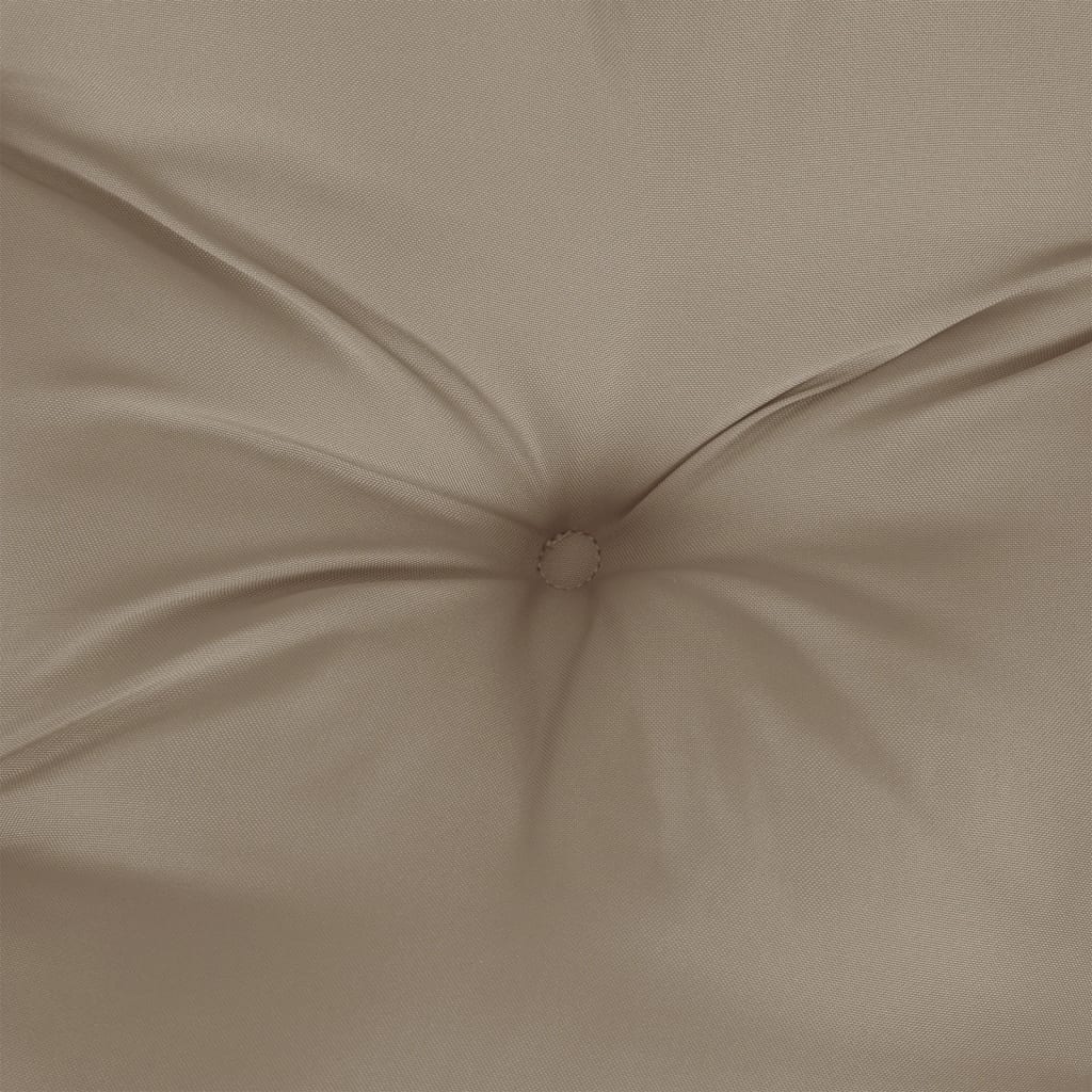 Okrugli jastuk smeđesivi Ø 100 x 11 cm od tkanine Oxford