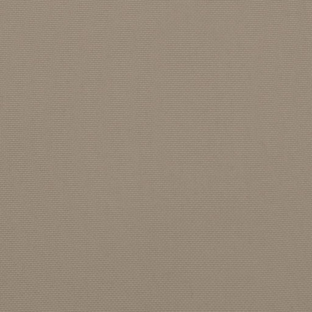 Okrugli jastuk smeđesivi Ø 100 x 11 cm od tkanine Oxford