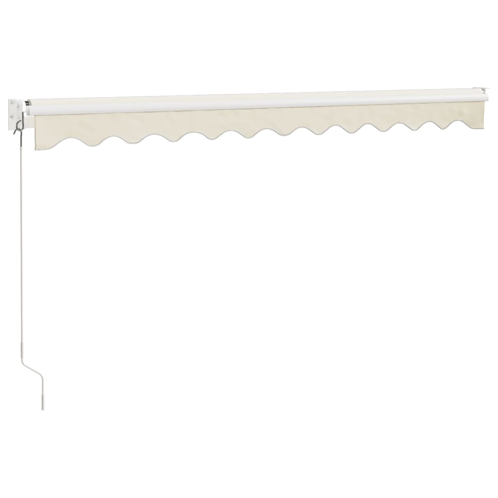 Tenda na uvlačenje krem 3,5 x 2,5 m od tkanine i aluminija