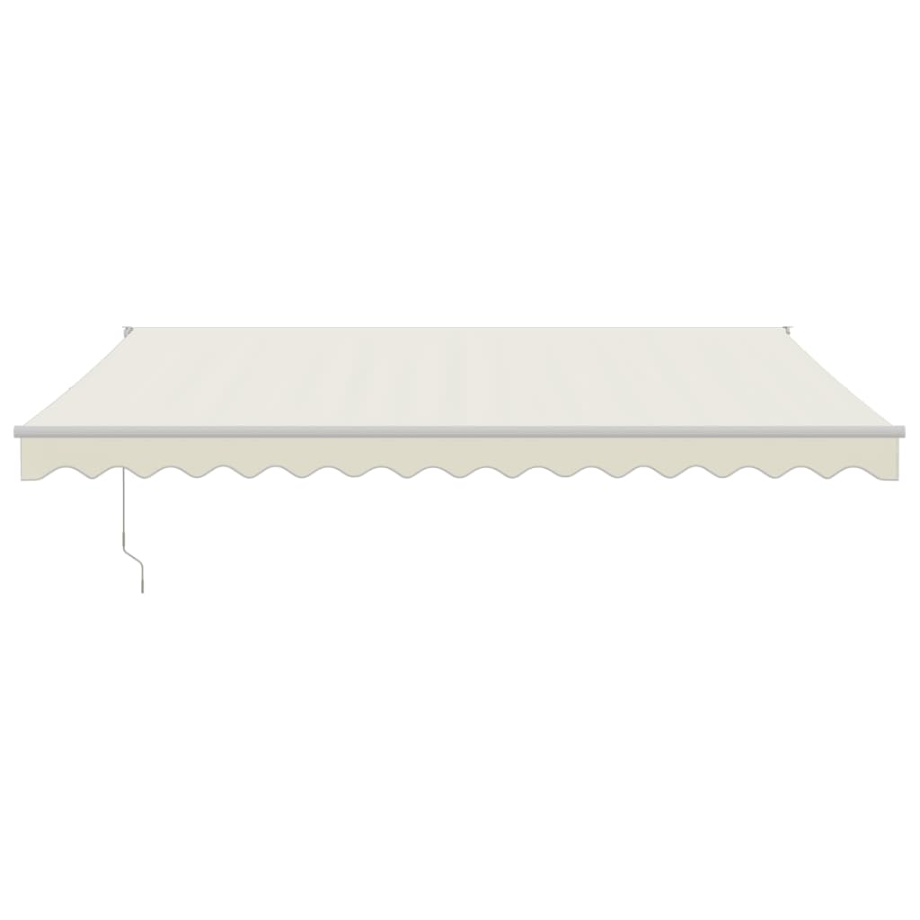 Tenda na uvlačenje krem 4 x 3 m od tkanine i aluminija