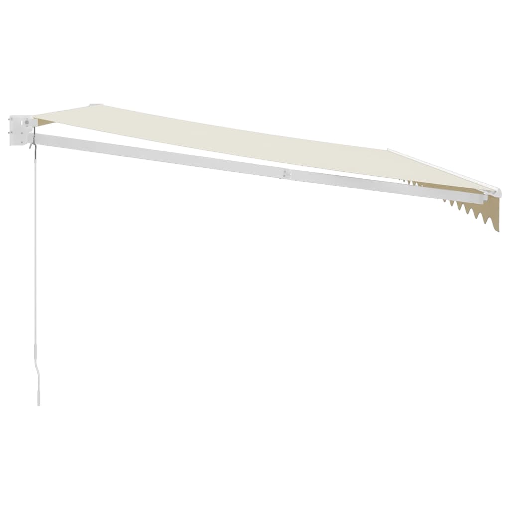 Tenda na uvlačenje krem 4 x 3 m od tkanine i aluminija