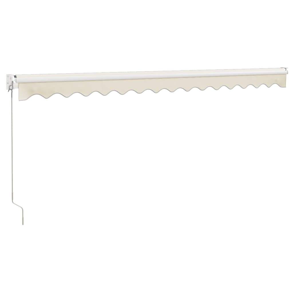 Tenda na uvlačenje krem 4,5 x 3 m od tkanine i aluminija