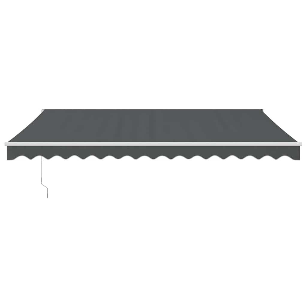Tenda na uvlačenje antracit 4,5 x 3 m od tkanine i aluminija