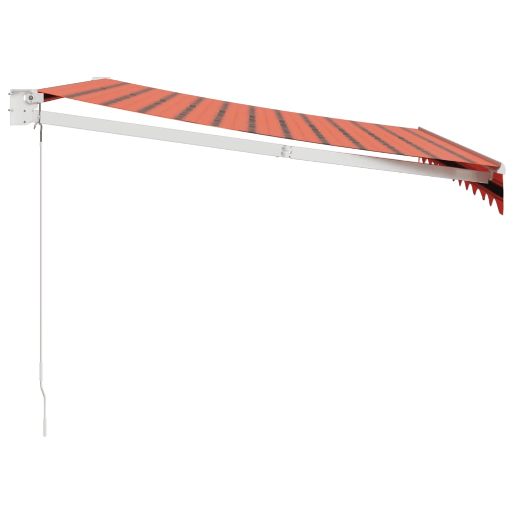 Tenda na uvlačenje narančasto-smeđa 3,5x2,5 m tkanina/aluminij