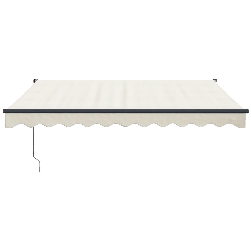 Tenda na uvlačenje krem 3,5 x 2,5 m od tkanine i aluminija