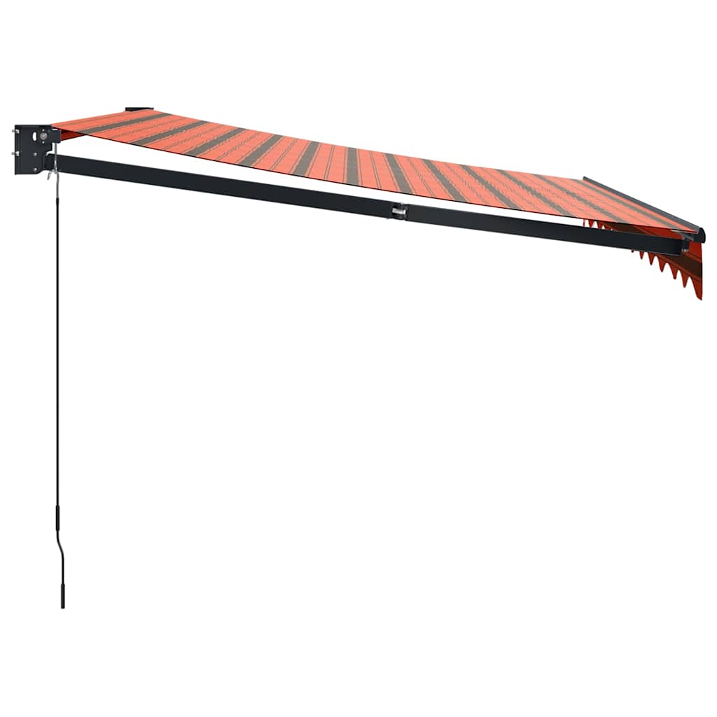 Tenda na uvlačenje narančasto-smeđa 3x2,5 m tkanina i aluminij